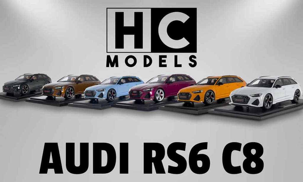 1/18 : Voici l&rsquo;Audi RS 6 (C8) de HC Models