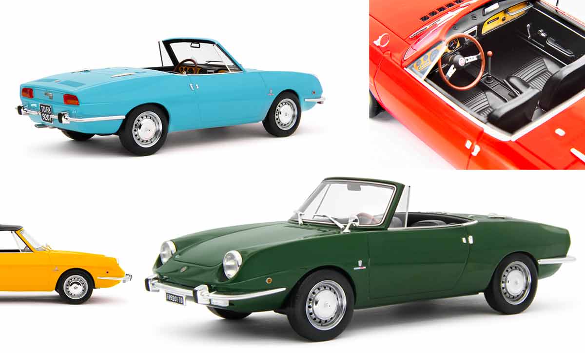 1/18 Fiat 850 Sport Spider Laudoracing