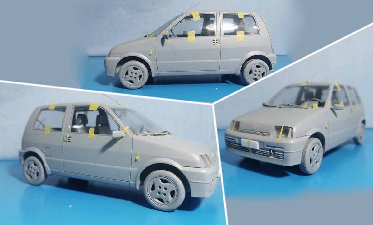 1/18 Fiat Cinquecento Sporting Laudoracing