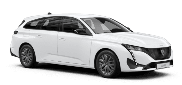 Peugeot 308 couleur blanc Banquise