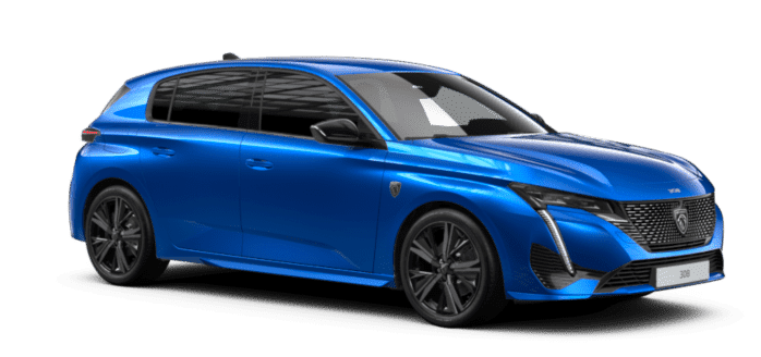 Peugeot 308 couleur bleu Vertigo