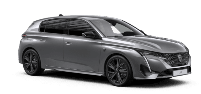Peugeot 308 couleur gris Artense