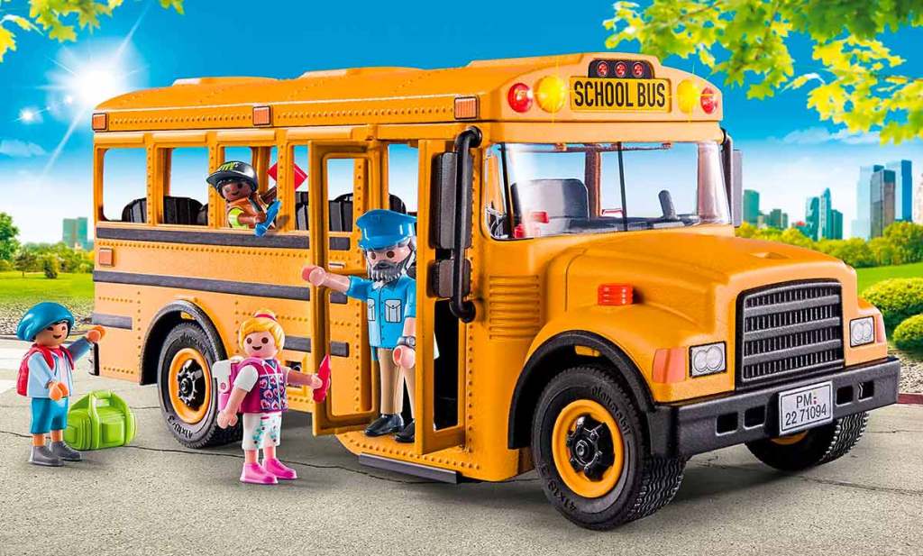 Un bus scolaire américain arrive chez Playmobil