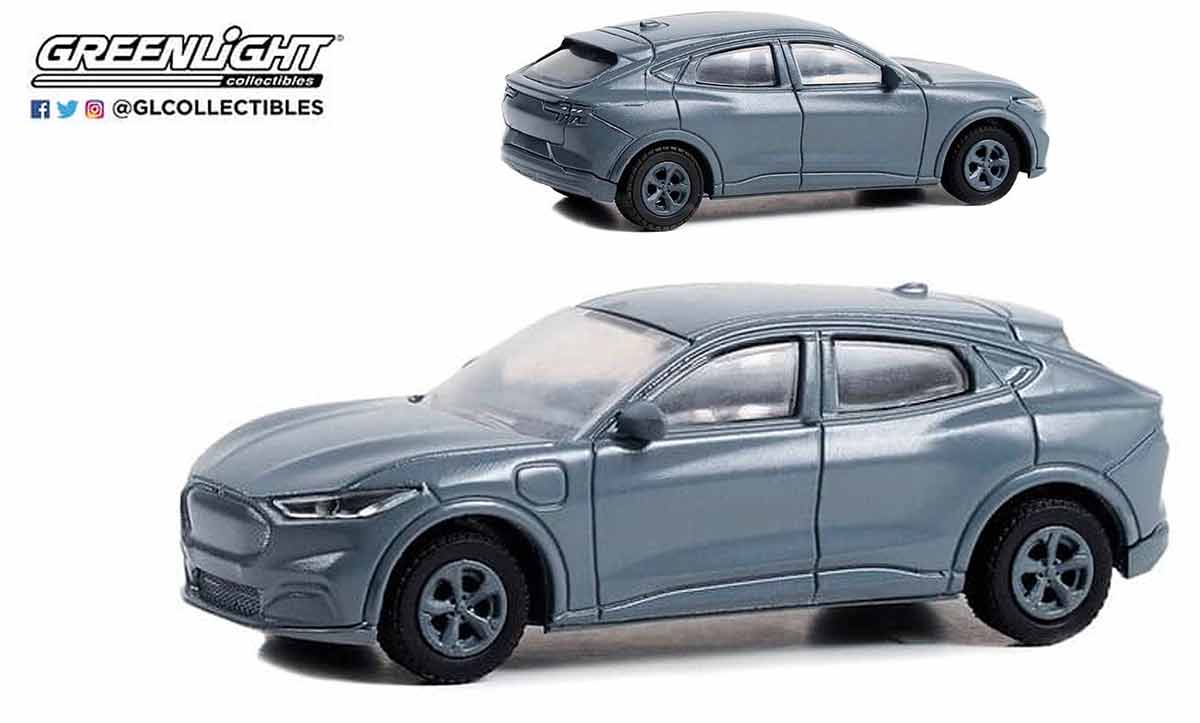 1/64 Le Ford Mustang MachE miniaturisé par Greenlight PDLV