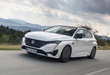 Peugeot 308 III phase 1 blanche en finition GT