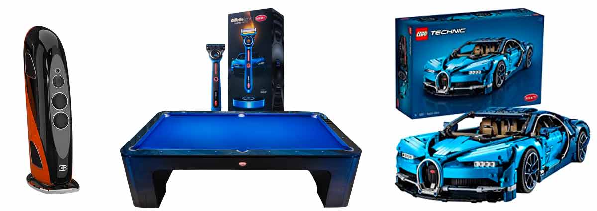 Produits dérivés Bugatti