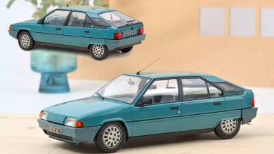 1/18 Citroën BX 16 TRS Bleu Lagune Norev Exclu Web