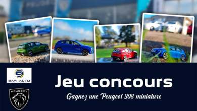 Jeu concours Peugeot 308 miniatures 1/64 Mayenne