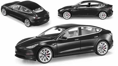 LS074D LS Collectibles Tesla Model 3 noire