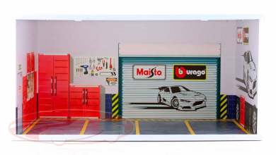 1/18 diorama garage Bburago Maisto MA0089