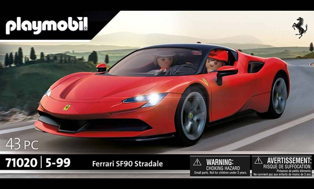 Playmobil : la Ferrari SF90 Stradale livre ses secrets