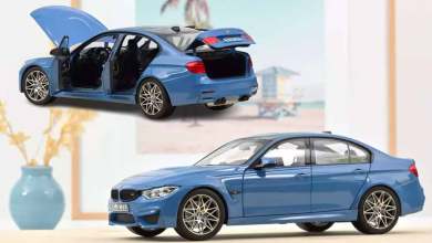 183237 Norev BMW M3 Compétition 2017 bleu métallisé