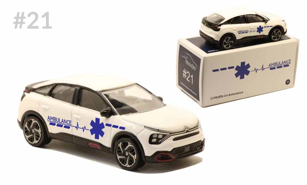1/64 : Une Citroën C4 Ambulance chez Les Petites Mininches