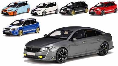 1/18 Peugeot 508 PSE Ford Focus RS Le Mans OttOmobile