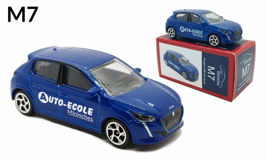 1/64 : Une seconde Peugeot 208 auto-école chez Les Petites Mininches