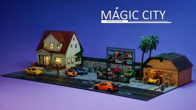 Diorama Fast & Furious Magic City 1/64