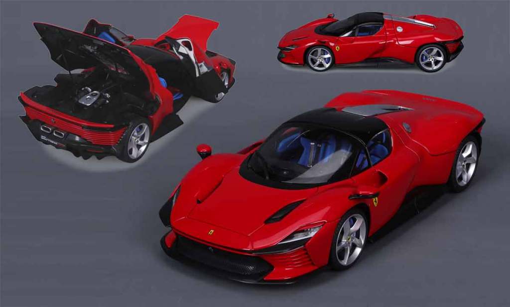 1/18 : Voici la Ferrari Daytona SP3 de Bburago