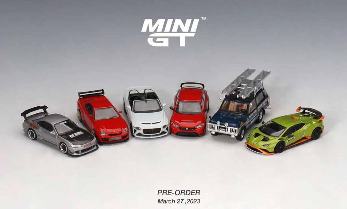 Mini GT 1/64 nouveautés mars 2023