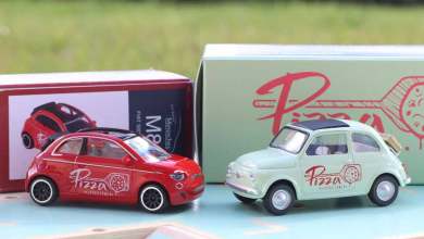 Les Petites Mininches Fiat 500 Pizza 1/43 et 1/64