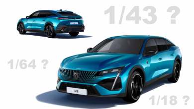 Peugeot 408 miniature 1/43 1/64