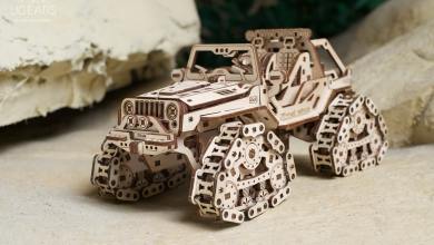 Véhicule tout-terrain chenilles Ugears Models