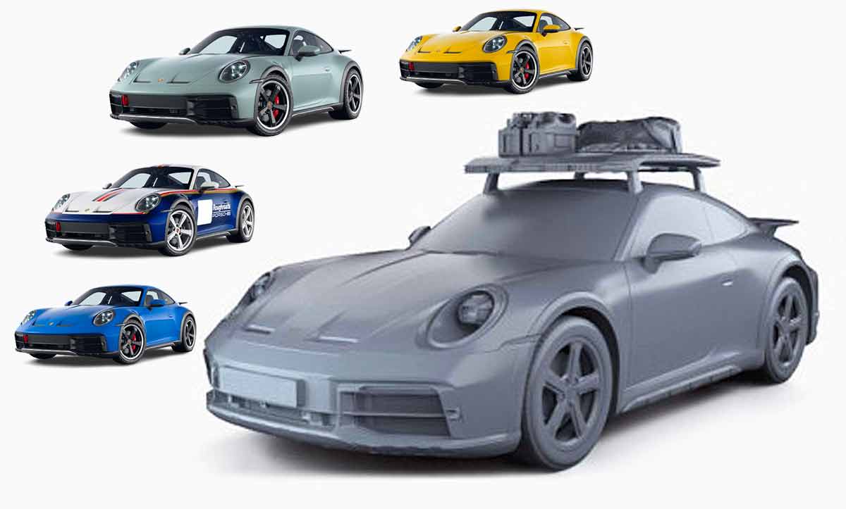 1/18 Porsche 911 (992) Dakar VIP Scale Models