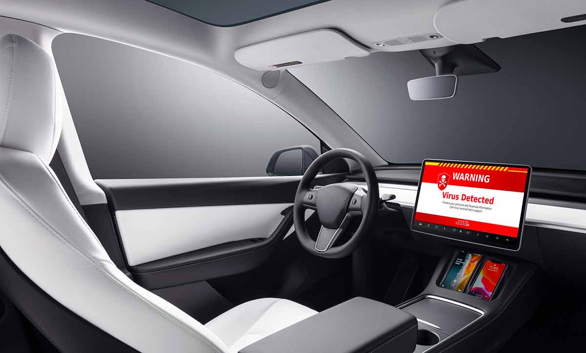 Virus voiture électrique