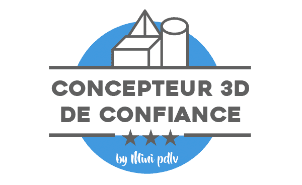 Label Concepteur 3D de confiance
