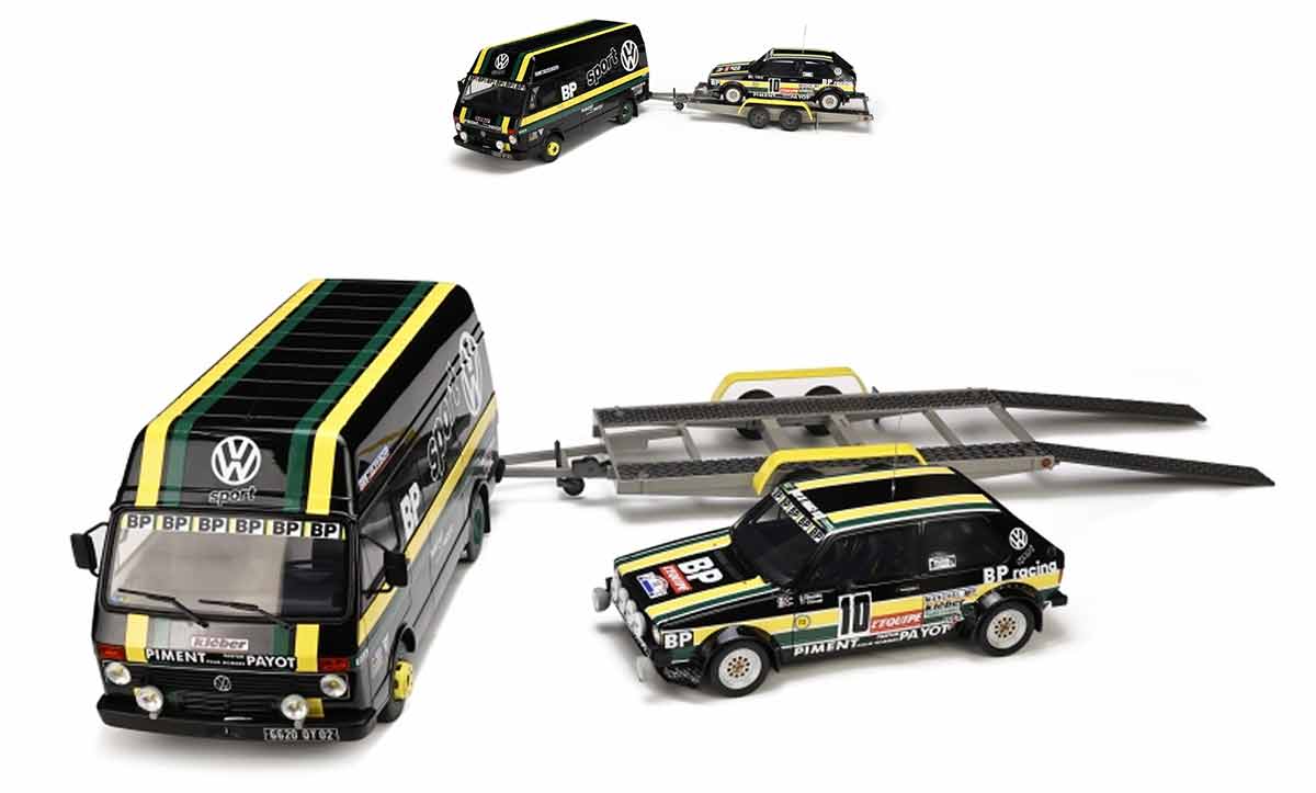 OT353 Volkswagen LT35 + Golf Gti MK1 Gr.2 1/18