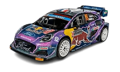 Altaya grandes voitures de rallye vainqueurs numéro 2 Ford Puma Rally1
