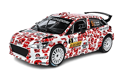 Altaya grandes voitures de rallye vainqueurs numéro 6 Hyundai i20 R5