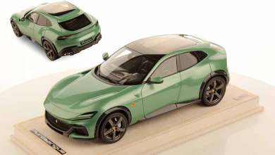 FE038SE3 Ferrari Purosangue MR Collection Verde Francesca