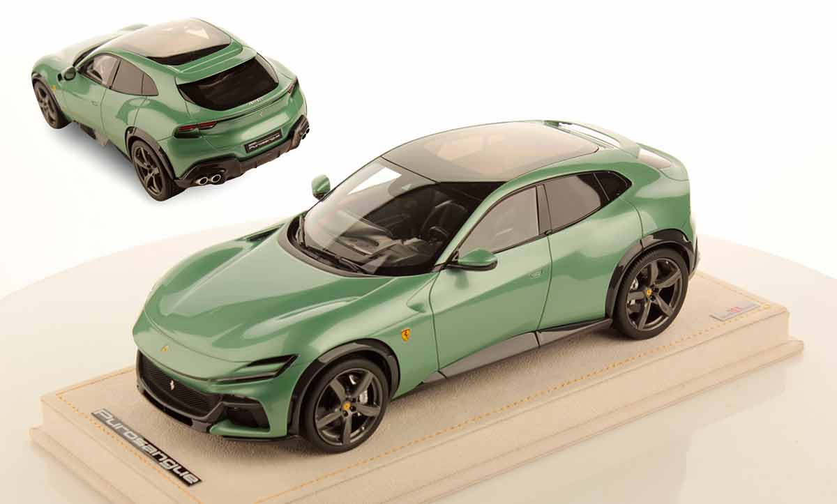 FE038SE3 Ferrari Purosangue MR Collection Verde Francesca