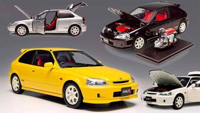 Honda Civic Type R EK9 MotorHelix 1/18