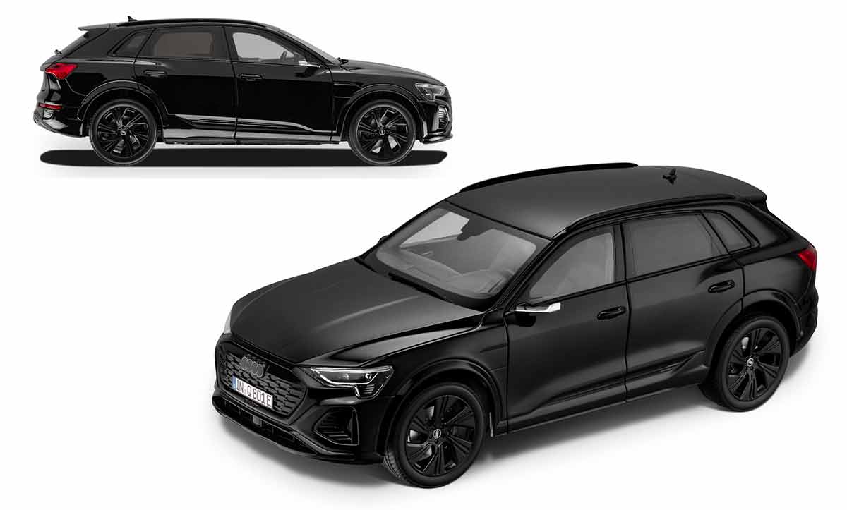 Audi Q8 e-tron noir mat Norev 1/18