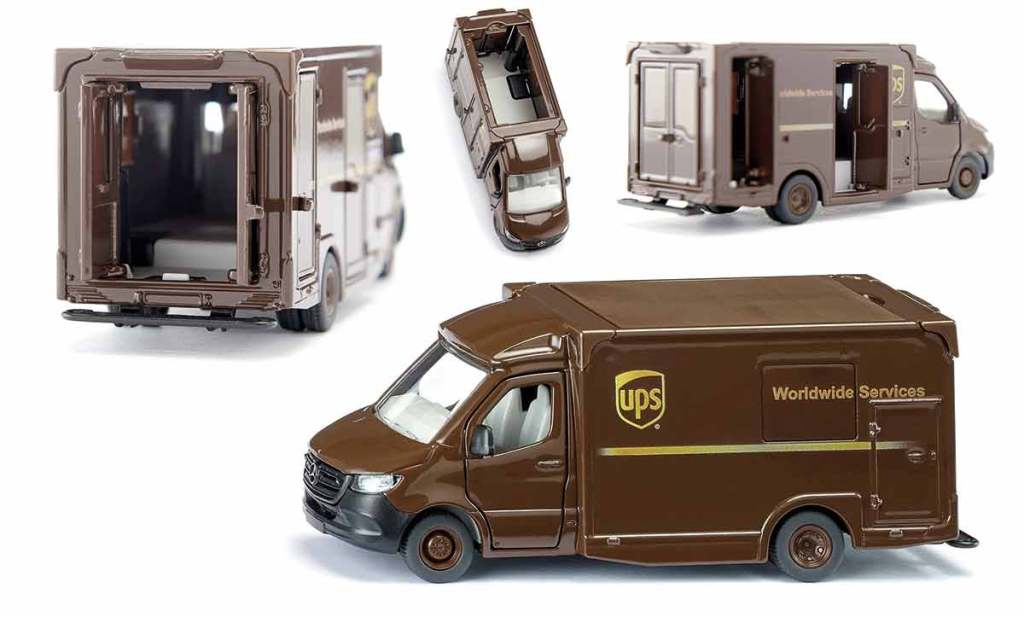 1/50 : Promotion sur le Mercedes Sprinter UPS de Siku