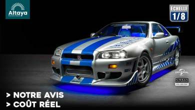 Altaya Nissan Skyline GT-R R34 Fast & Furious maquette 1/8