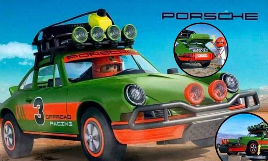 Une Porsche 911 Carrera RS 2.7 offroad chez Playmobil