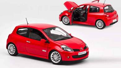 185252 Renault Clio 3 RS rouge Toro Norev 1/18