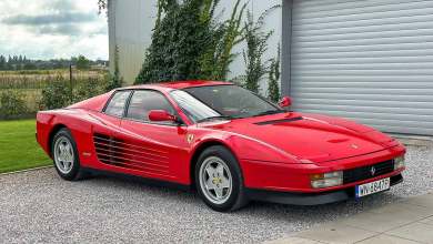 Ferrari Testarossa enchères Benzin