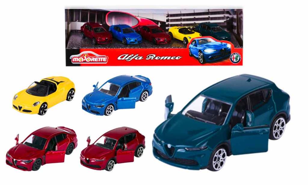 1/64 : Majorette va sortir un coffret de 5 Alfa Romeo