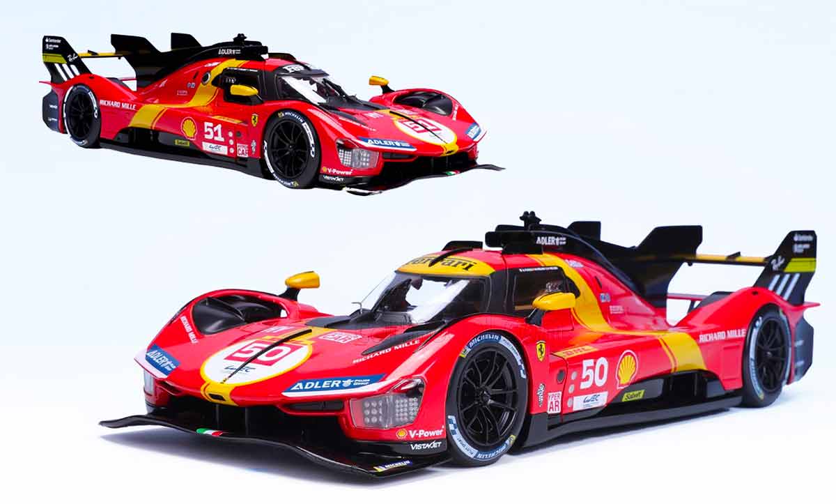 1/18 Ferrari 499P 24 Heures du Mans 2023 Bburago