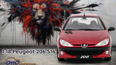 Peugeot 206 S16 OttOmobile 1/18