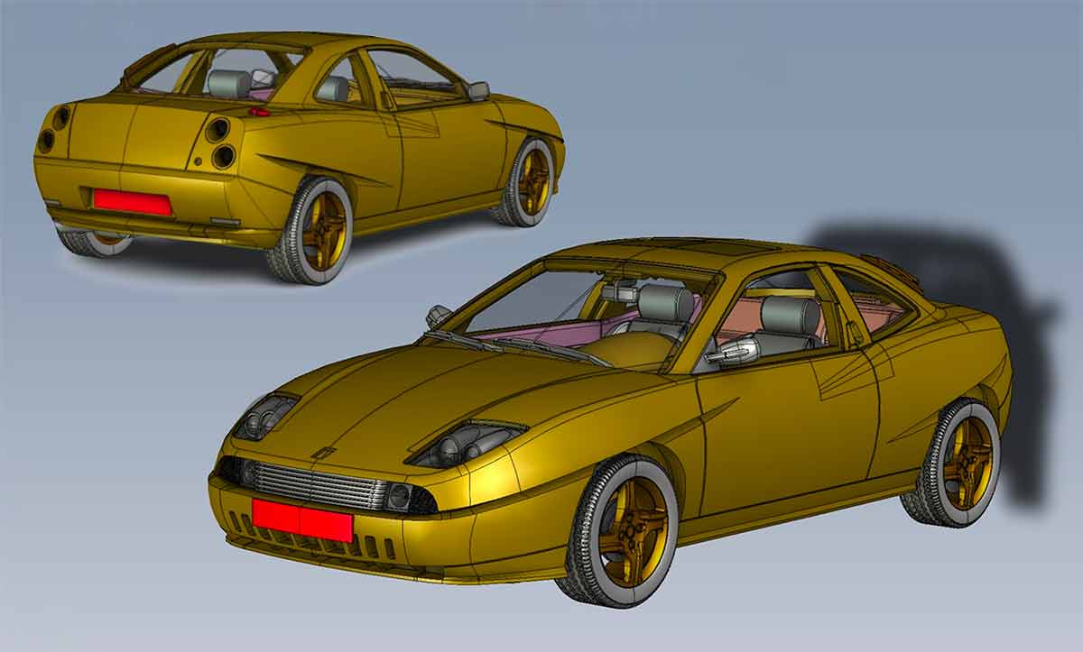 1/18 Fiat Coupé Laudoracing