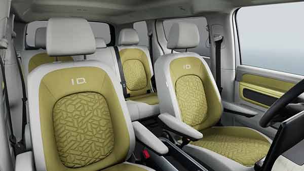 Volkswagen ID.Buzz intérieur Lime Jaune-Mistral