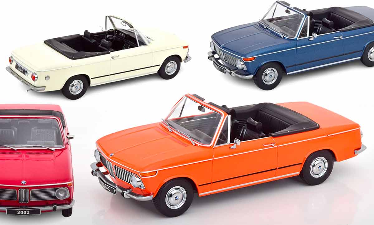 KK-Scale BMW 1600.2 2002 cabriolet 1/18