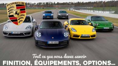 Connaître équipement finitions options Porsche