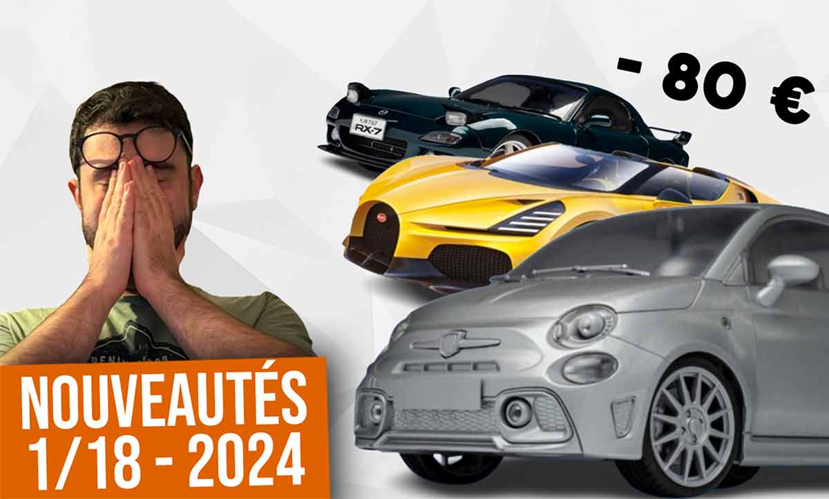 Nouveautés 1/18 année 2024