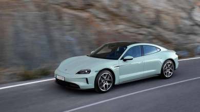 Porsche Taycan restylée 2024