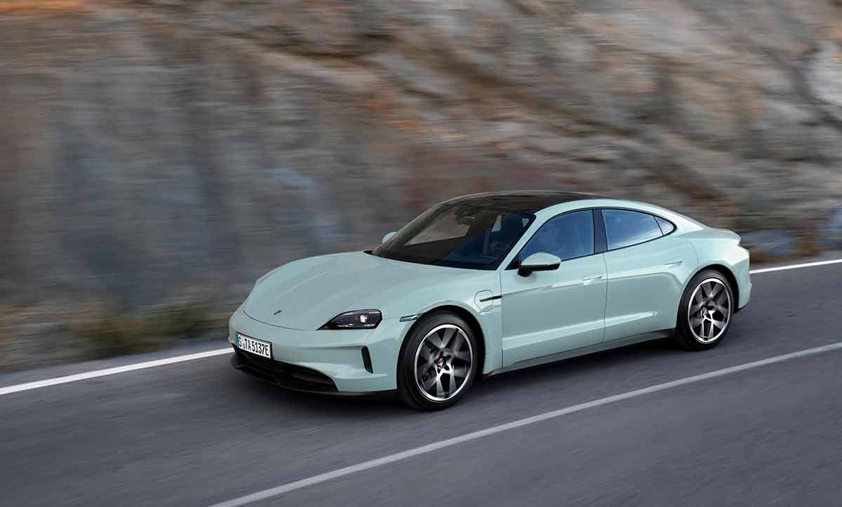 Porsche Taycan restylée 2024